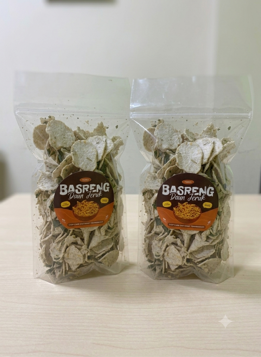 Basreng Original Daun Jeruk 250 Gram