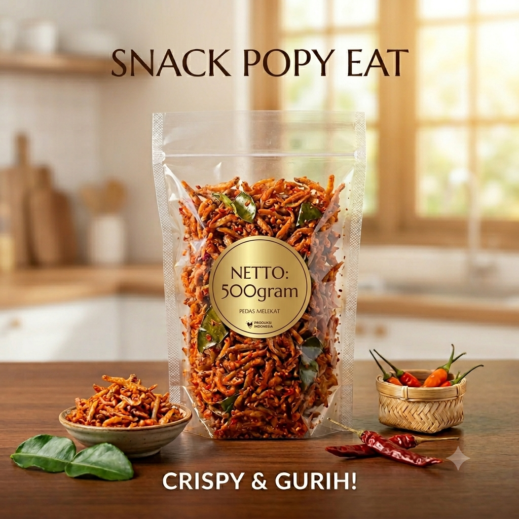 Usus Pedas Daun jeruk 500 gram